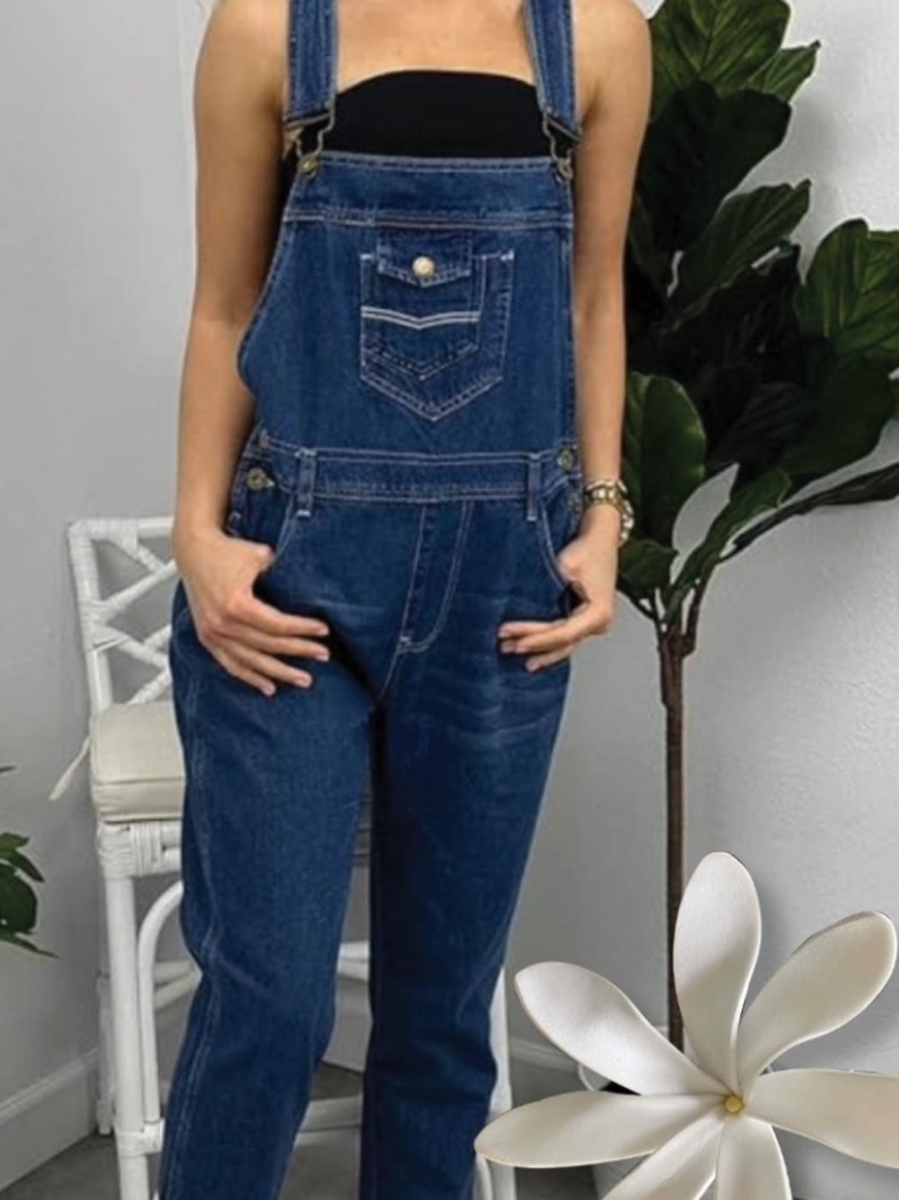 NWOT 🦋 Cotton Denim Overalls | Small